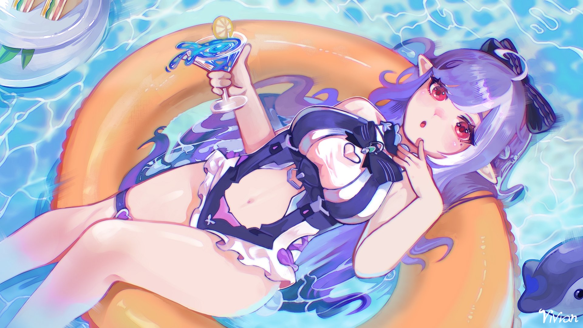藍雞塊 Offline Background