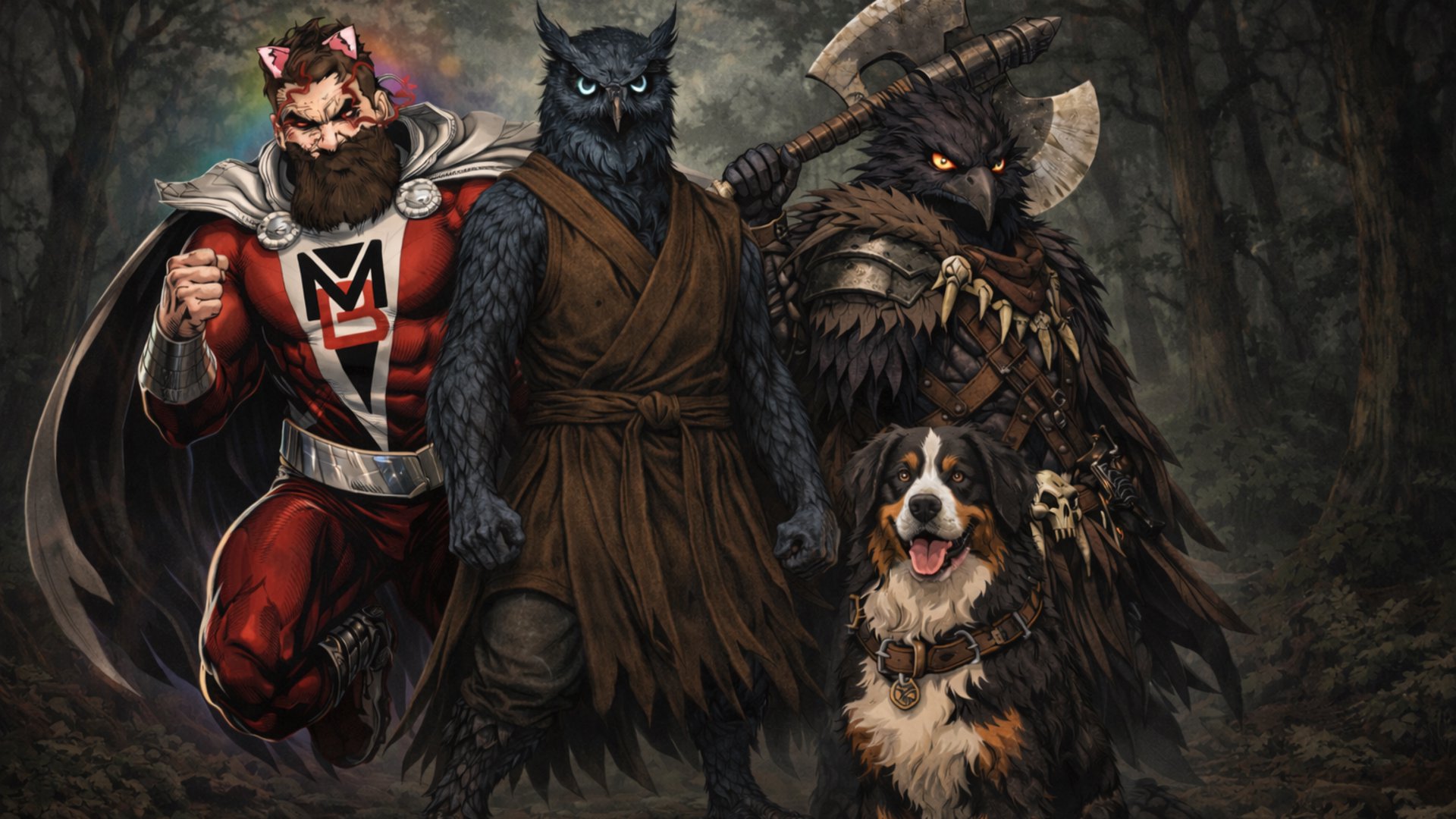 MightyBeardo1 Offline Background