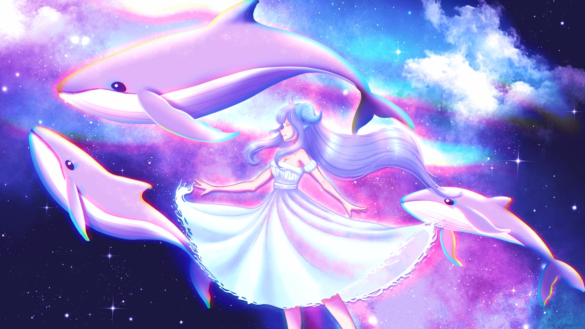 HydratedWaifu Offline Background