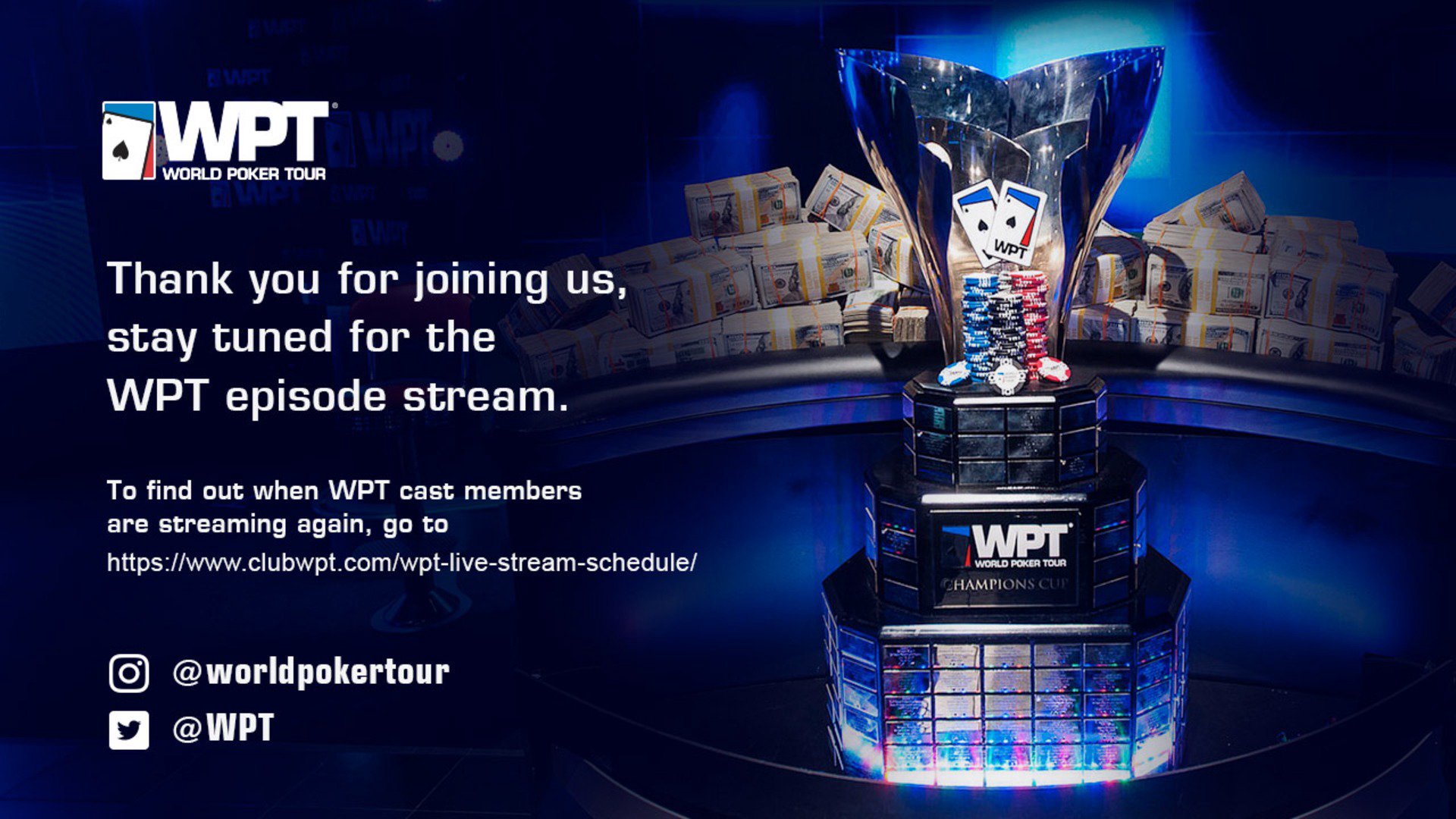 WorldPokerTour Offline Background