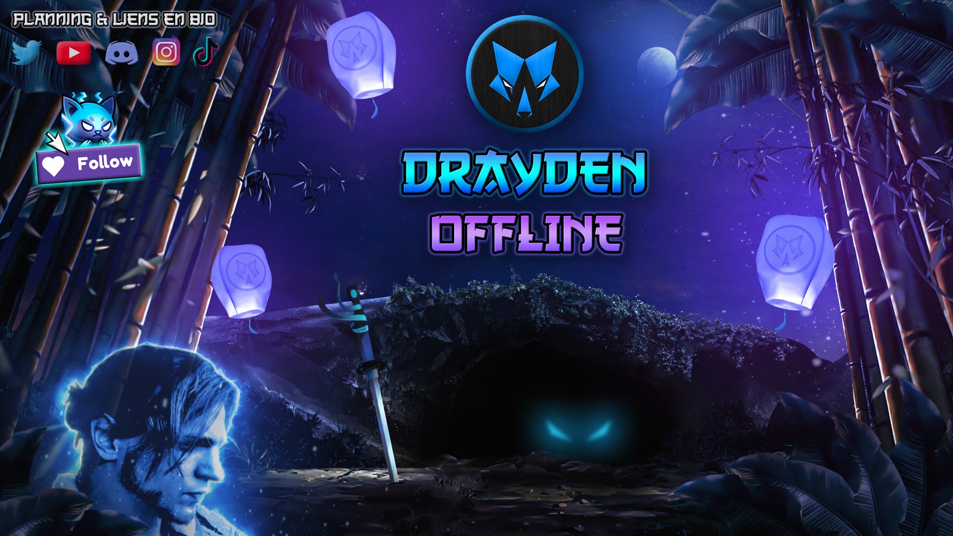 DraydenTV Offline Background