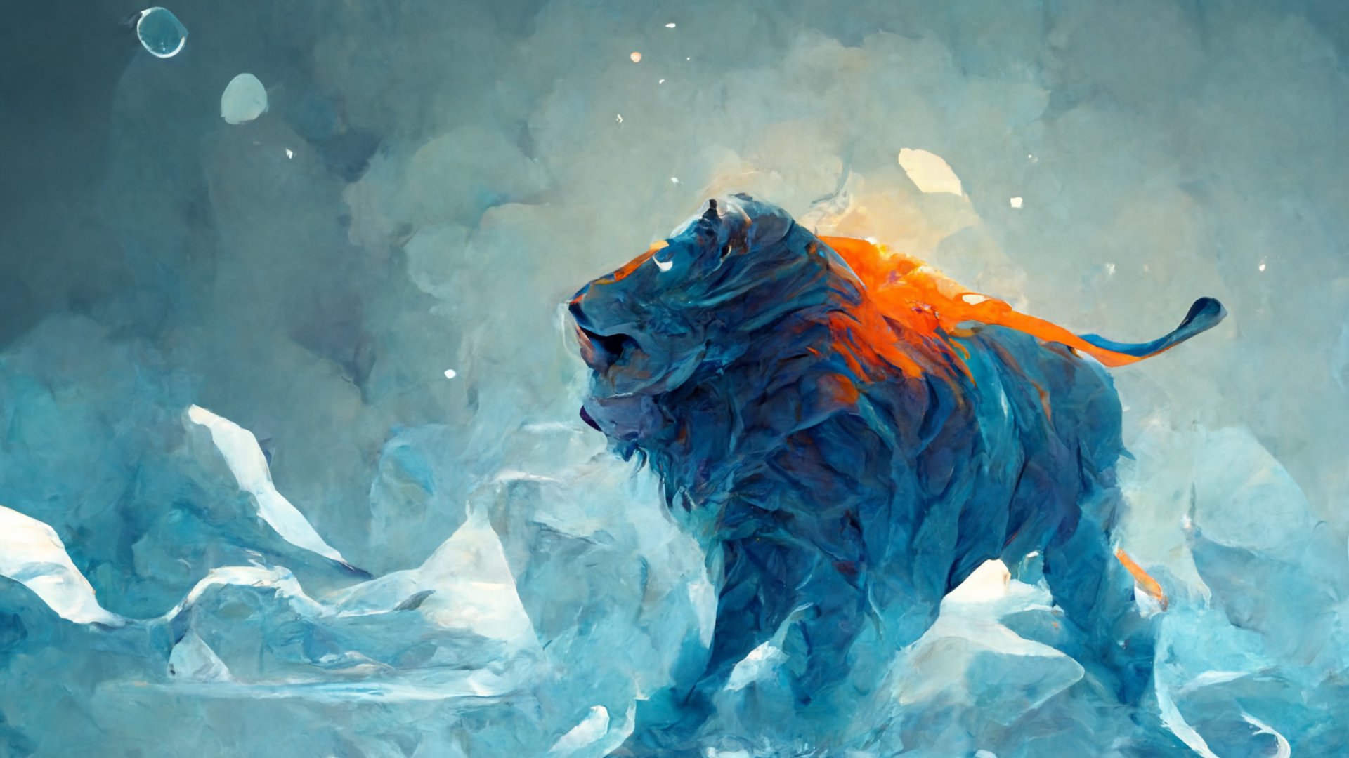 aFrozenLion Offline Background