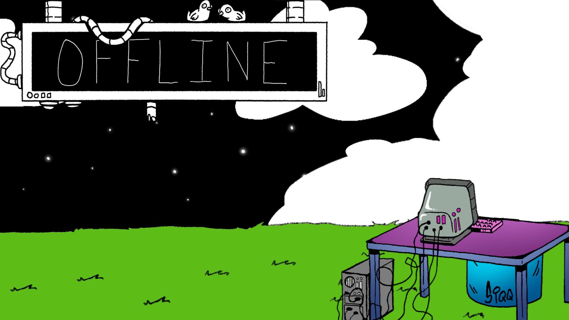 KetchupJonMustard Offline Background