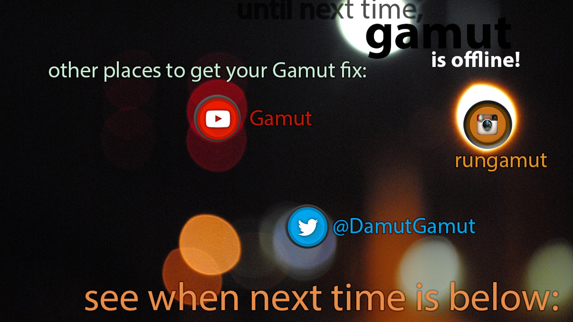 Gamut Offline Background
