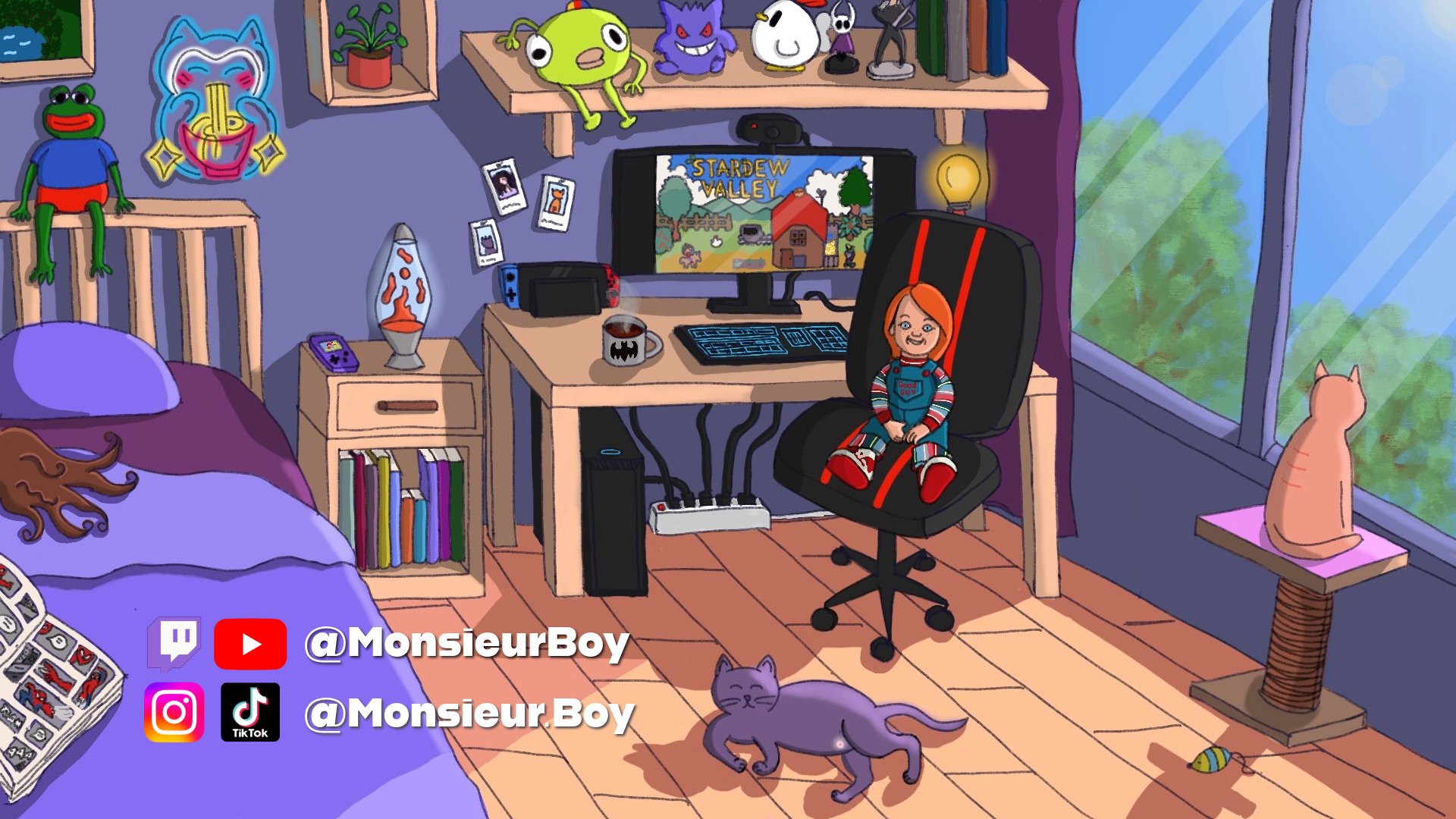 MonsieurBoy Offline Background