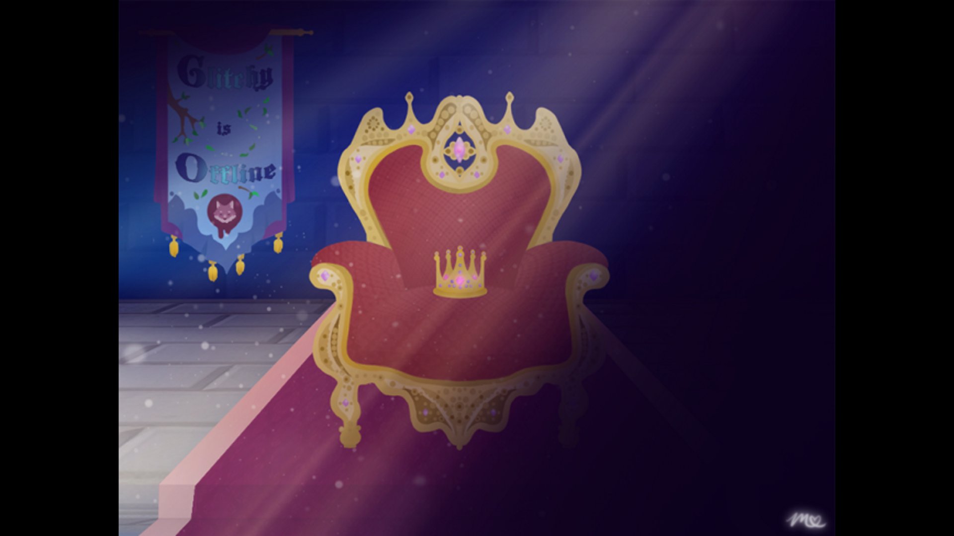 GlitchyWitchie Offline Background
