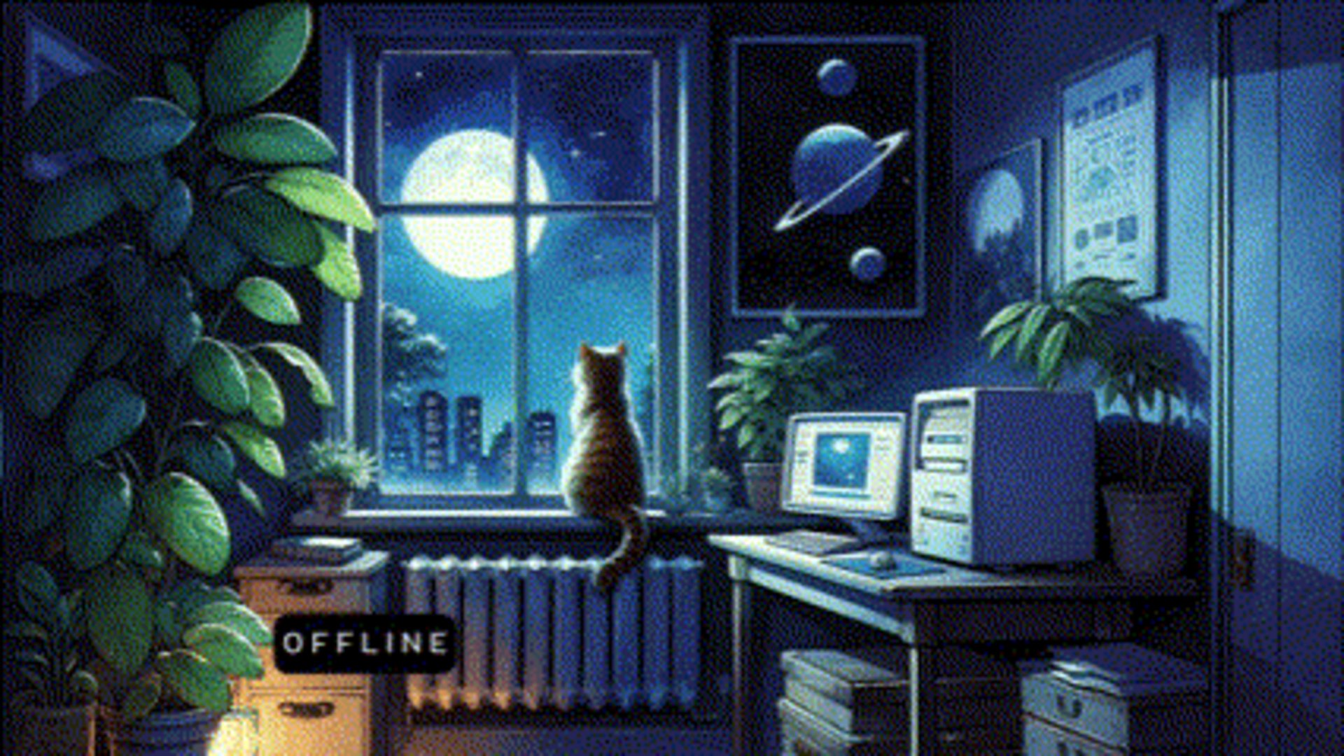 Gemeinwiesel Offline Background
