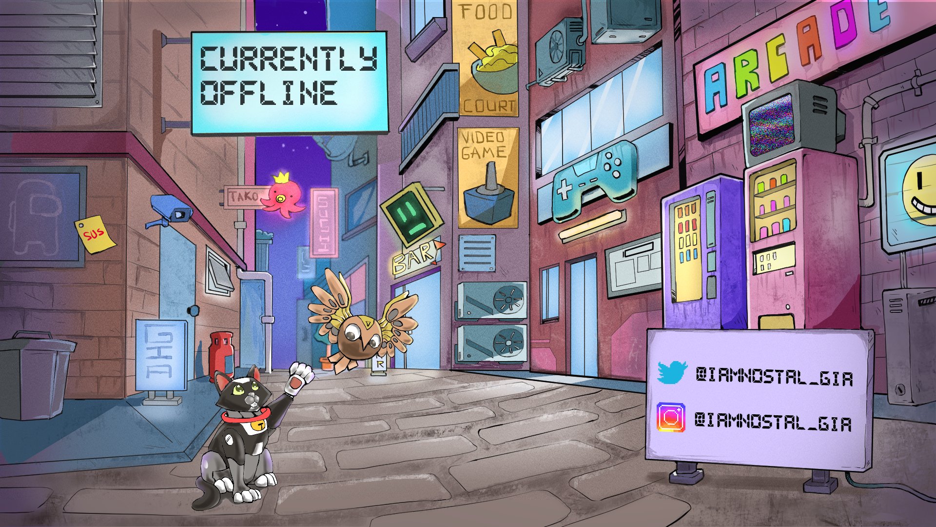 IAmNostal_Gia Offline Background