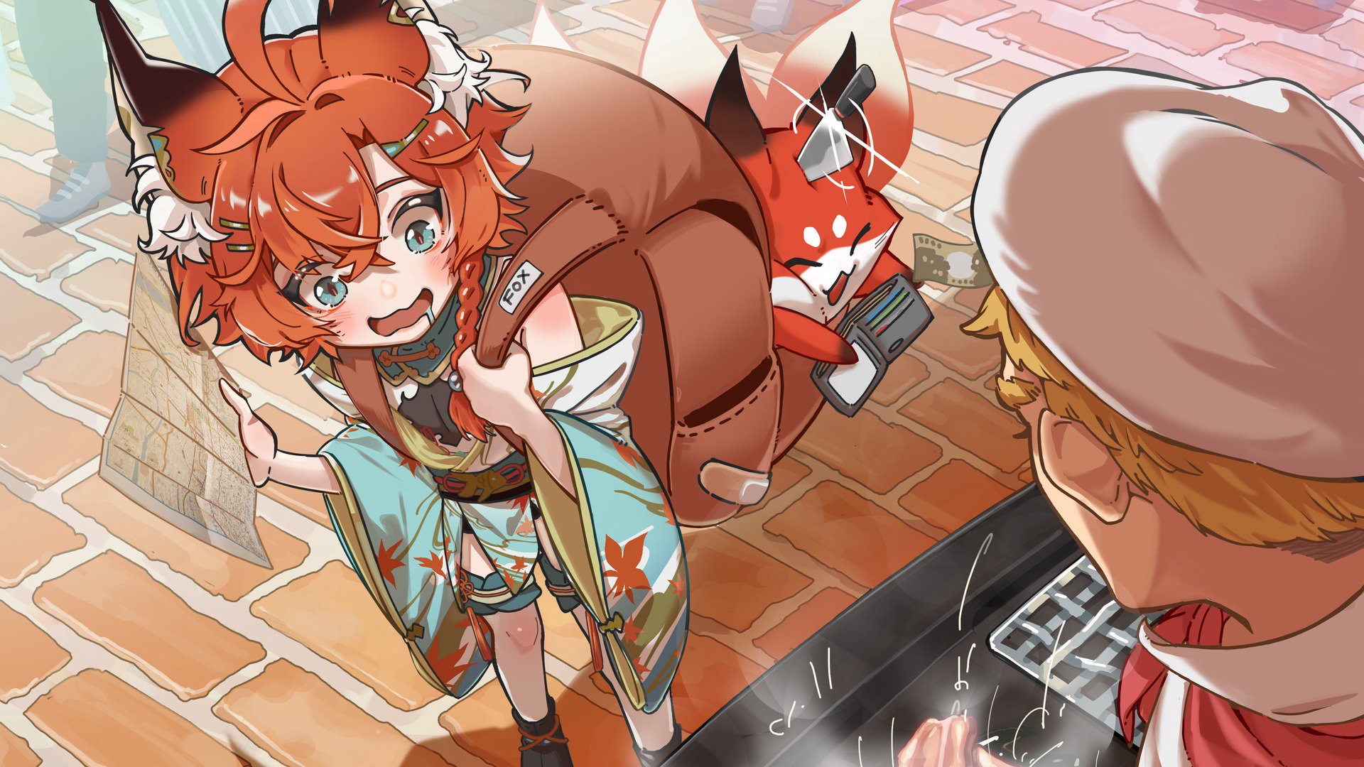 單刀狐狸 Offline Background