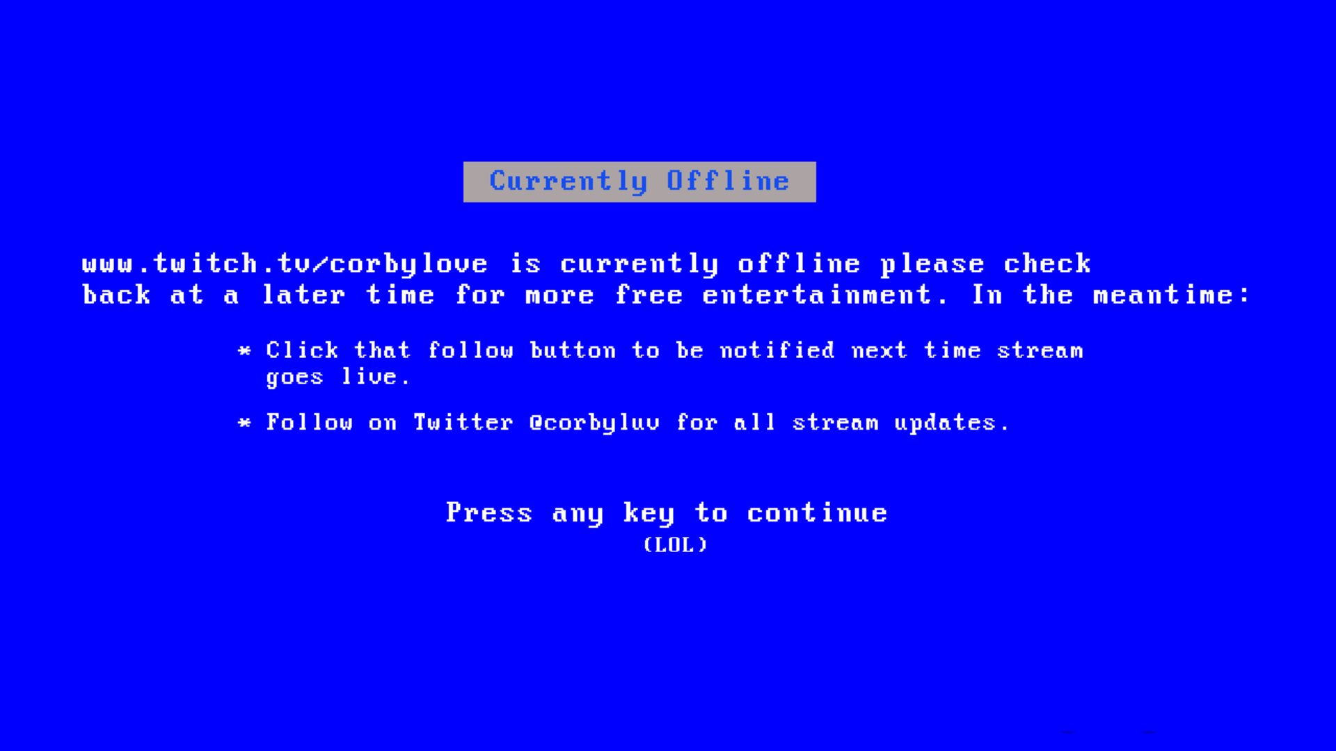 CorbyLove Offline Background