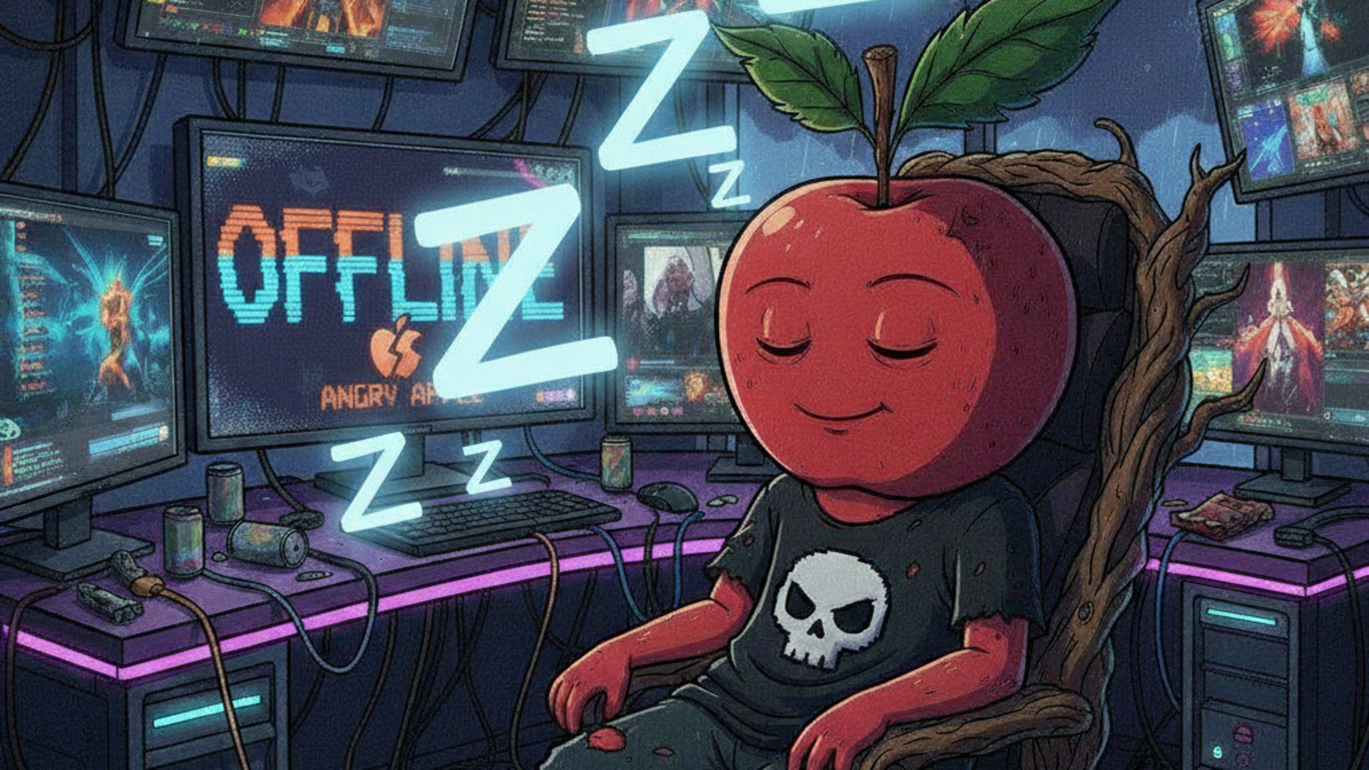 angryapp1e Offline Background