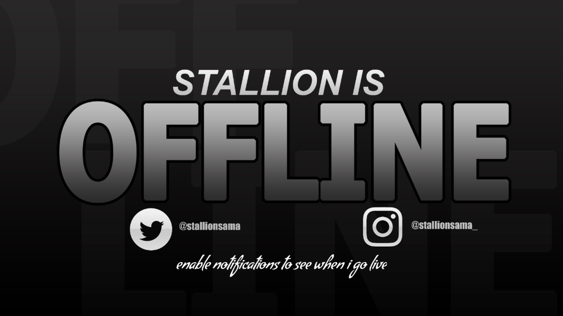 stallionsama Offline Background