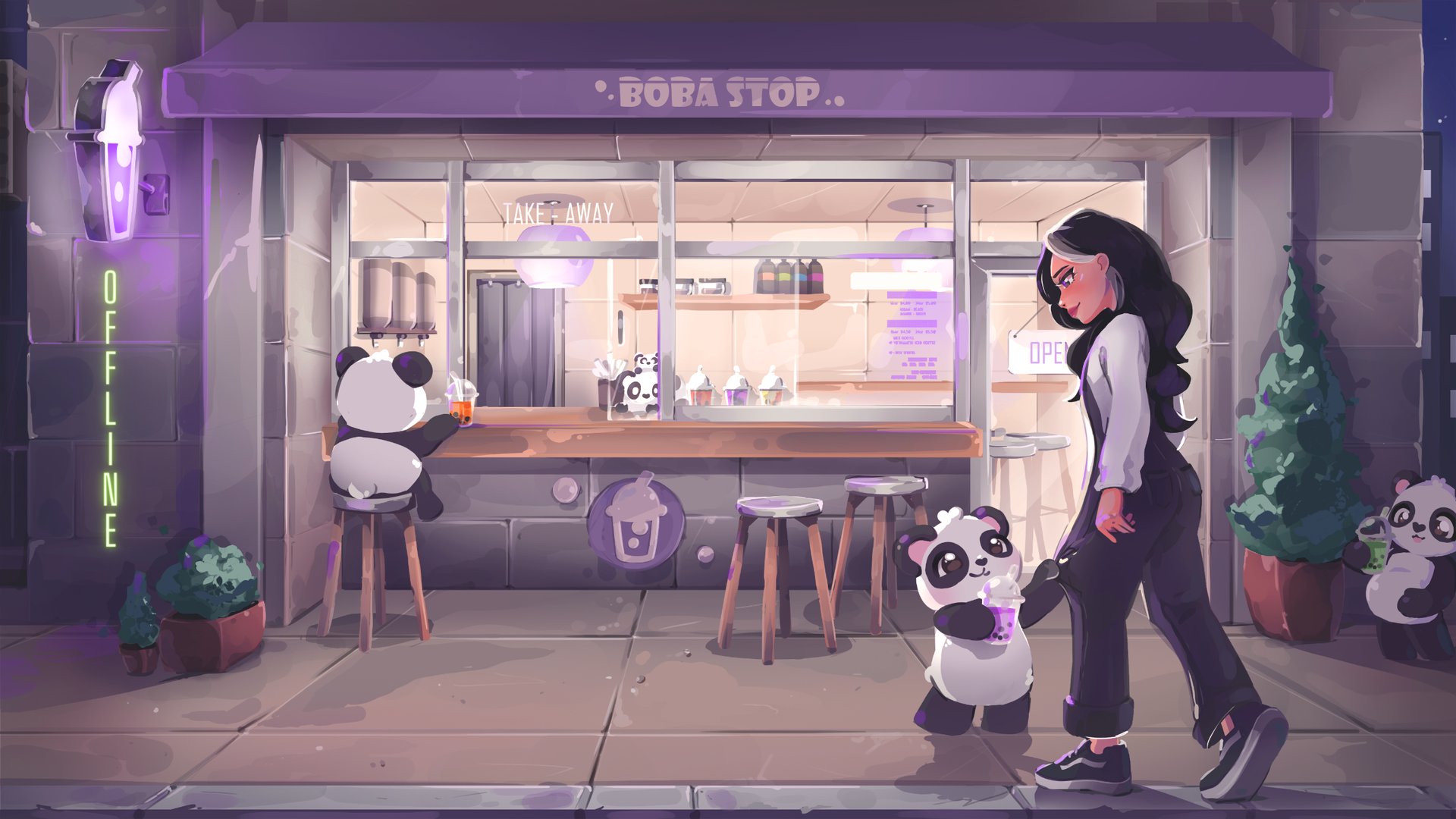 iAmShortiie Offline Background