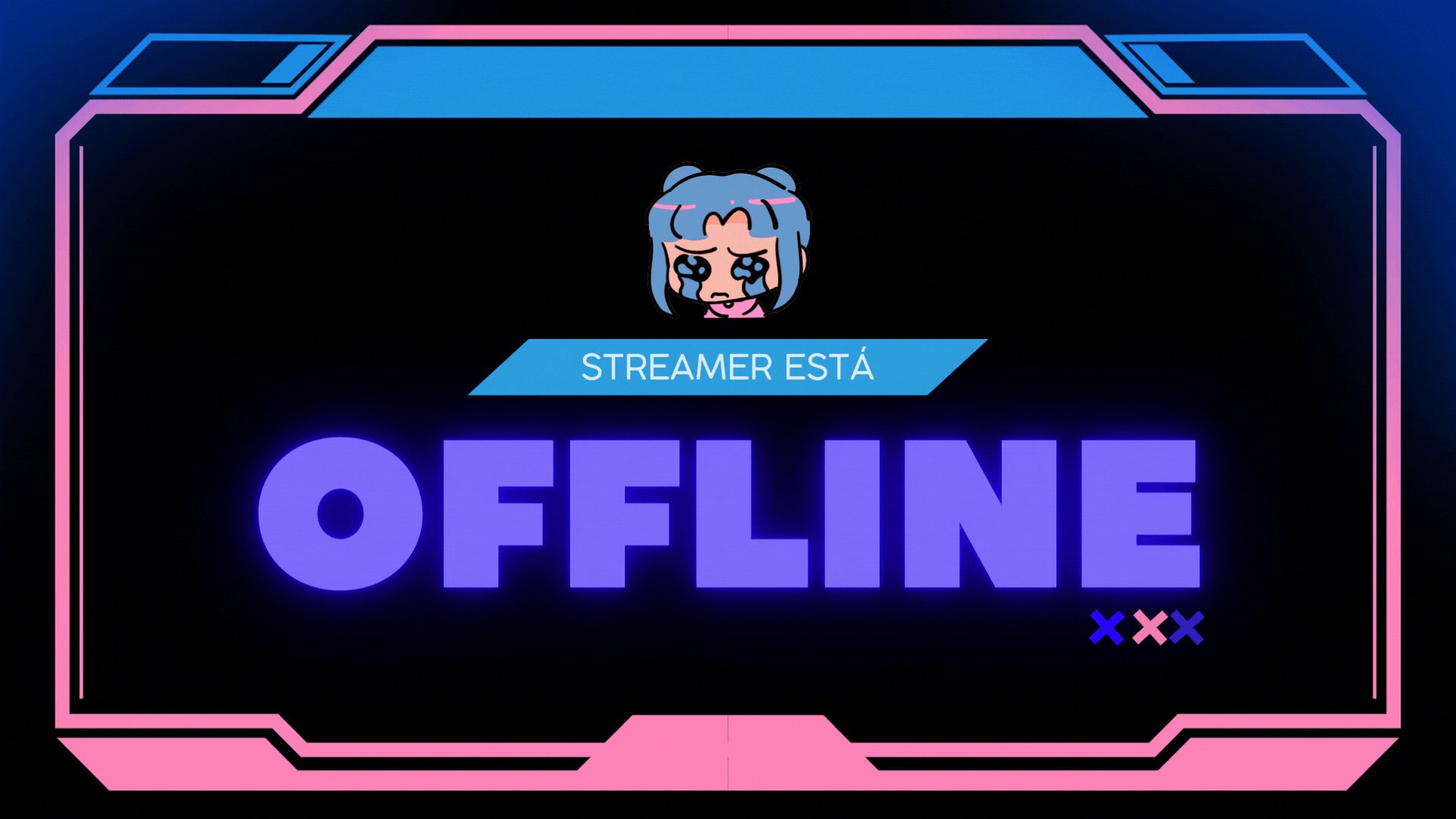 ameninadocabeloazul Offline Background