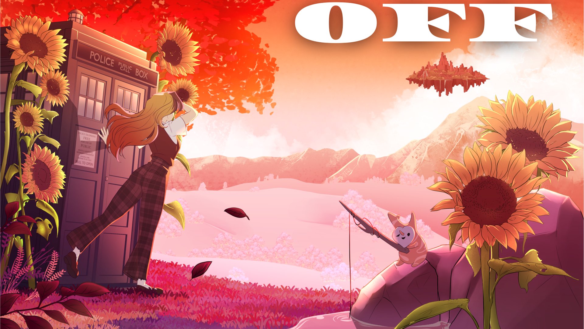 LadyCroco Offline Background