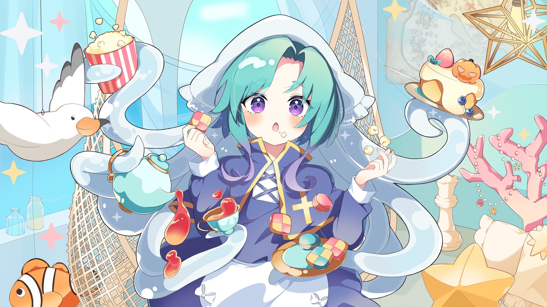 いかぽぽ Offline Background