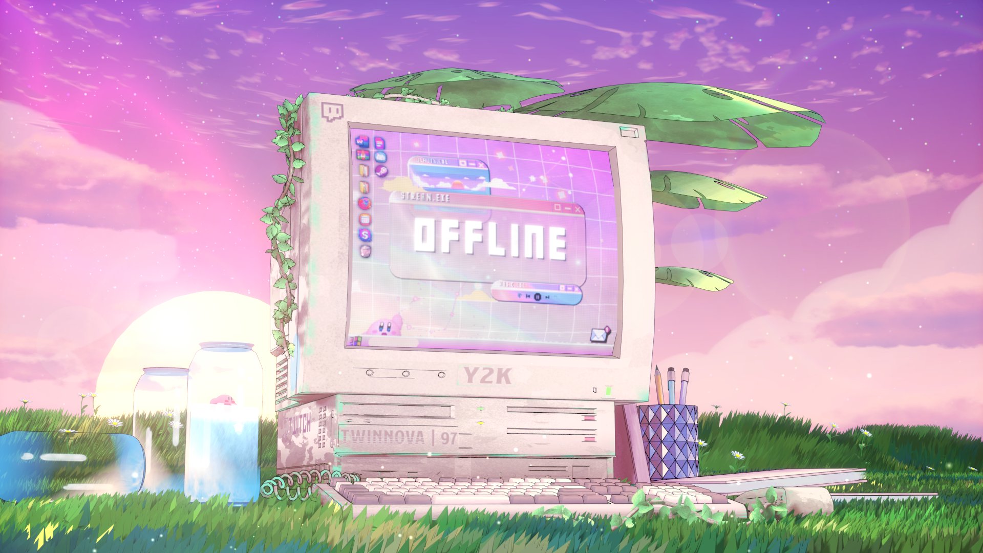 KirbyyBlade Offline Background