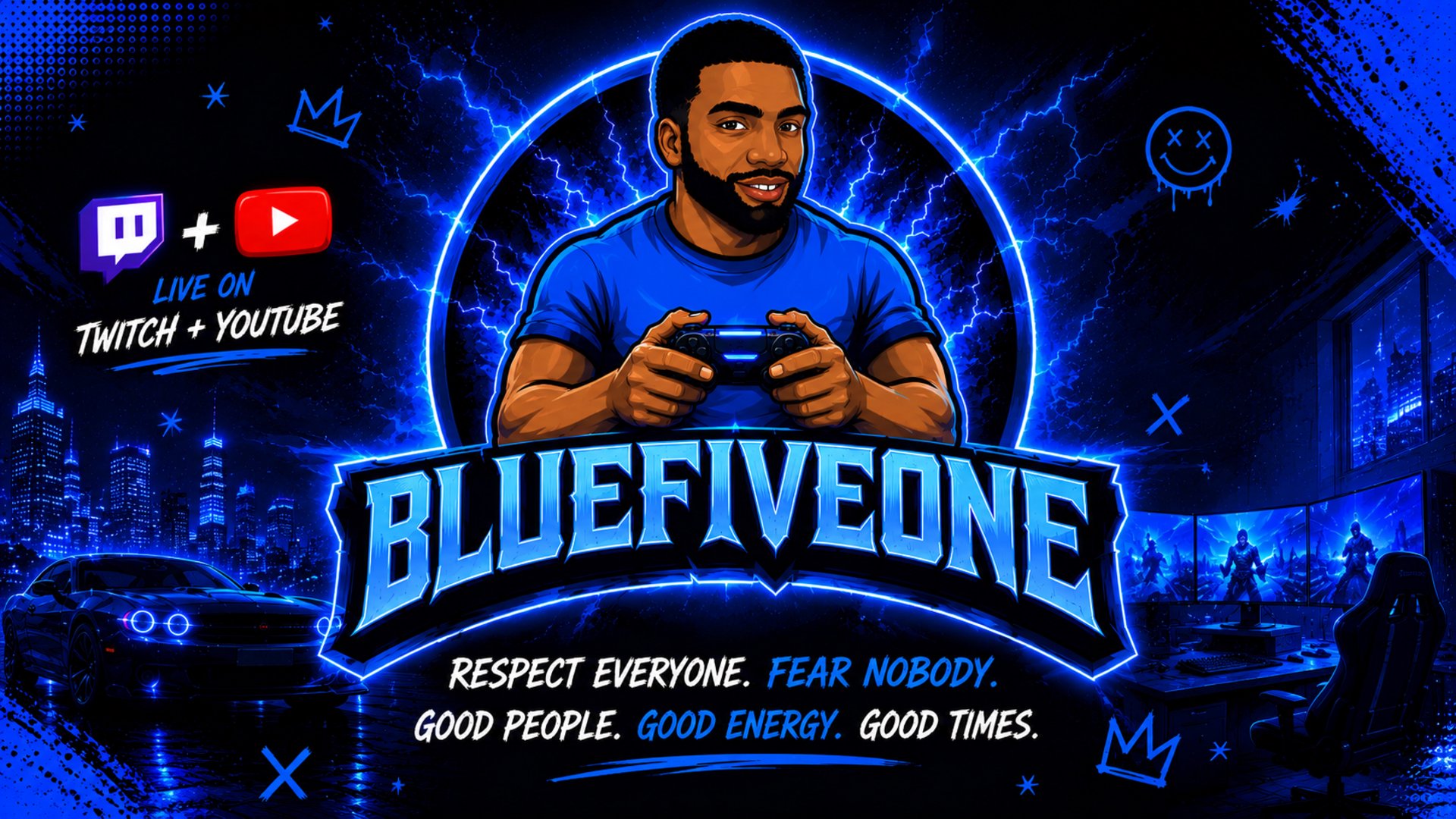 BLUEfiveone Offline Background