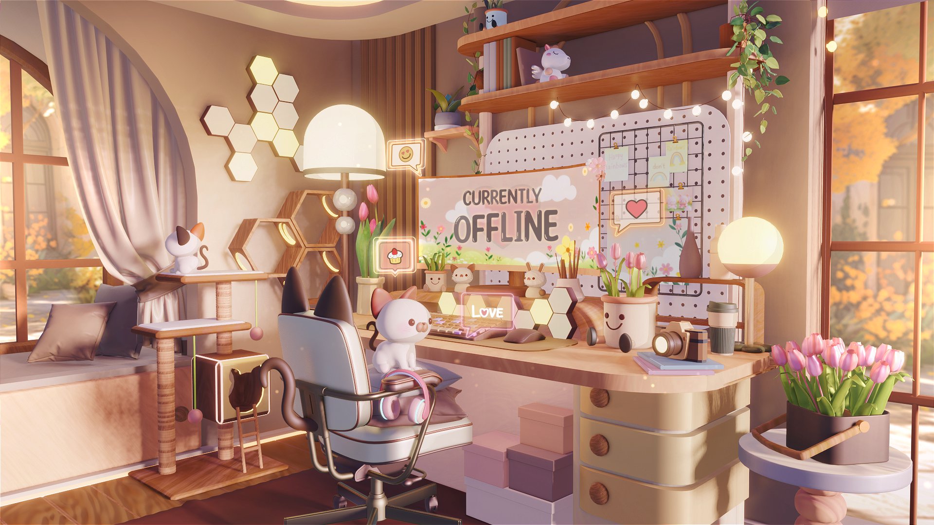 lunachan_x3_ Offline Background