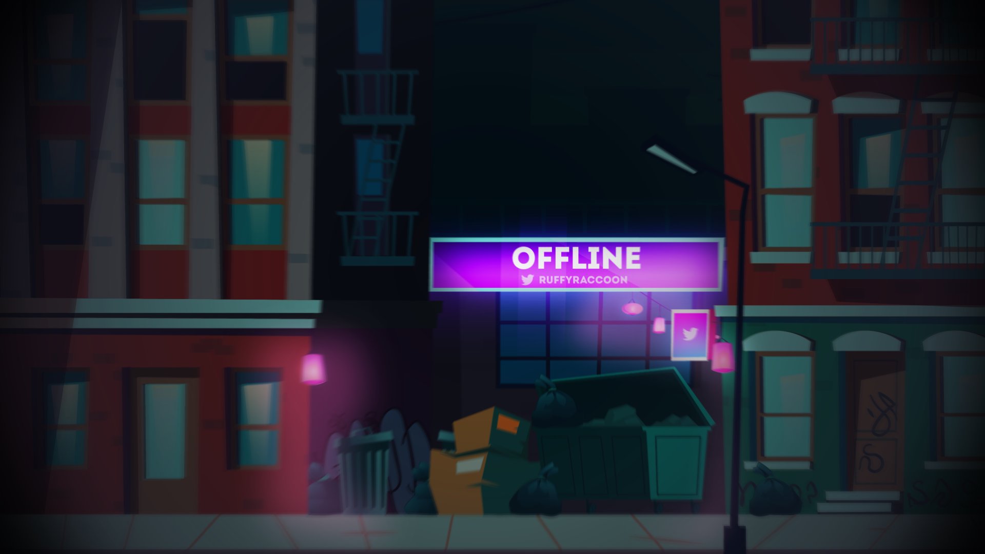 RuffyRaccoon Offline Background