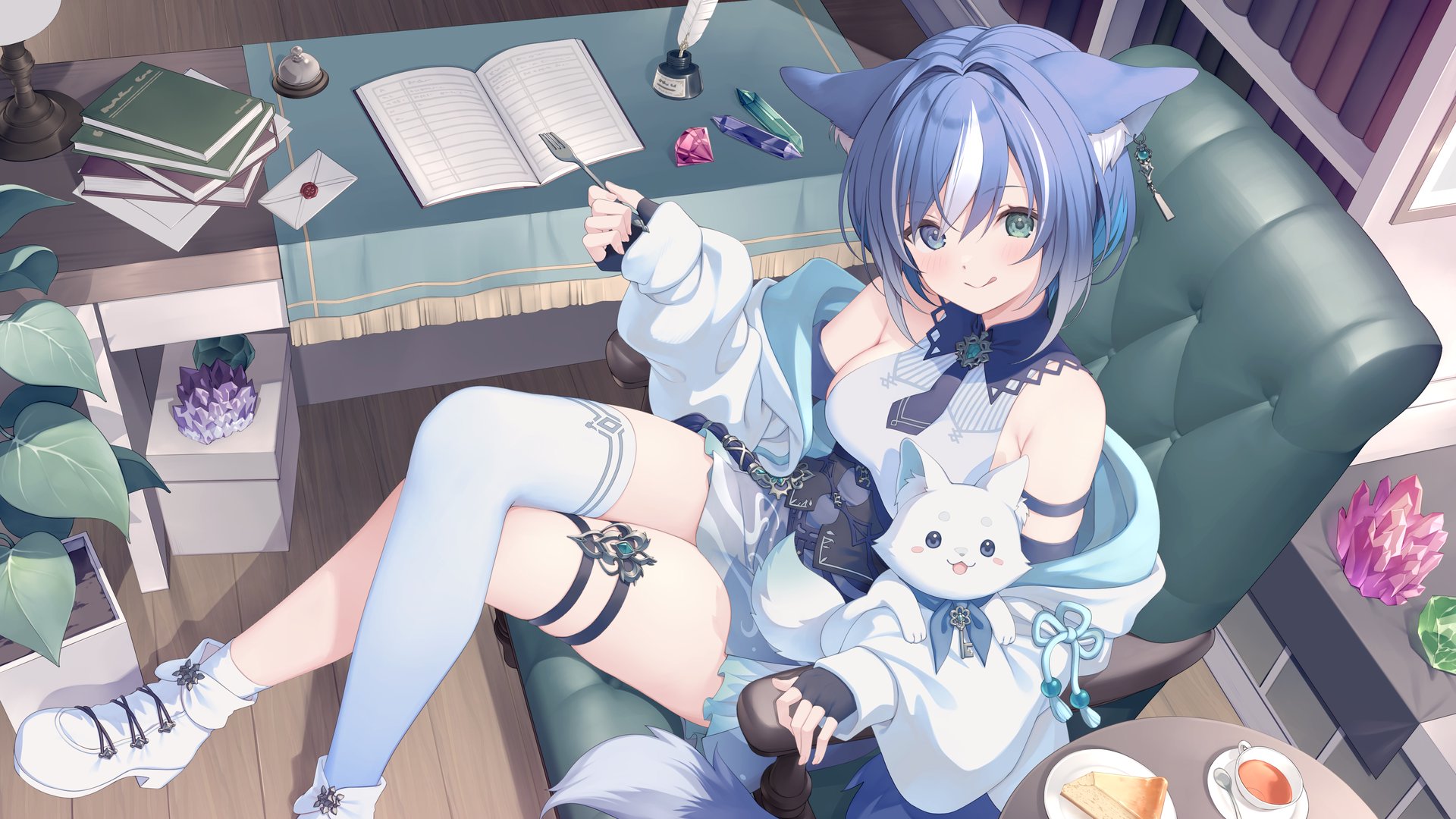 氷翠しあ Offline Background