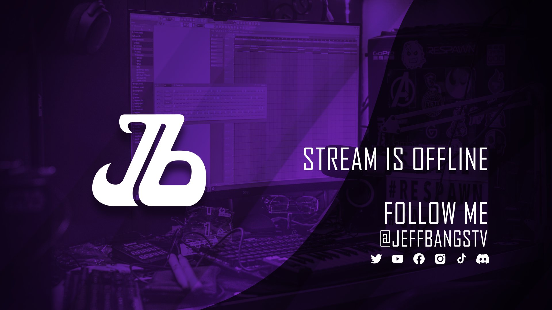 JeffBangsTV Offline Background