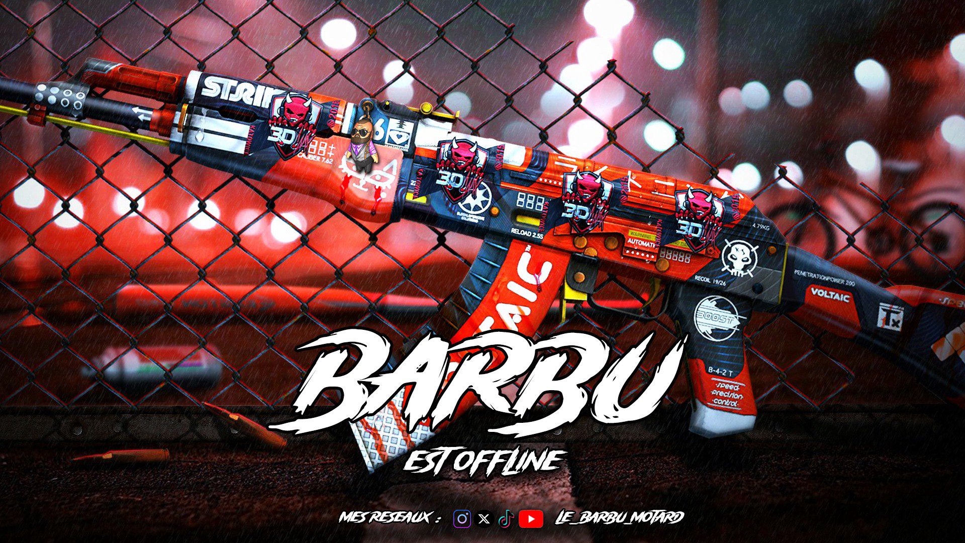 Le_Barbu_Motard Offline Background