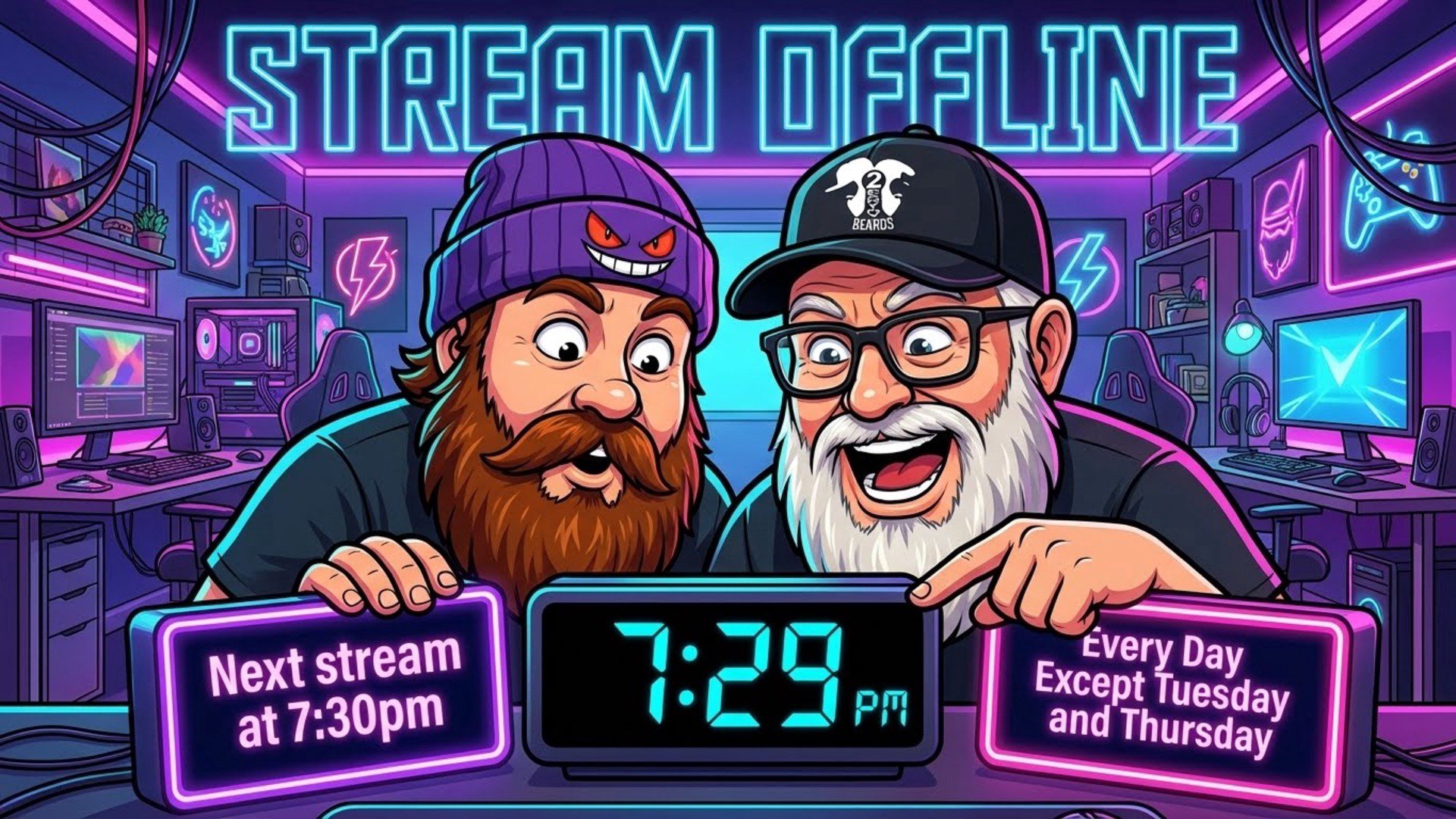 TwoFrothyBeards Offline Background