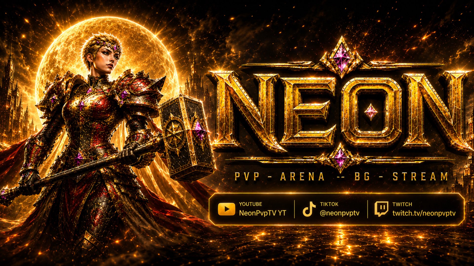NeonPvpTV Offline Background