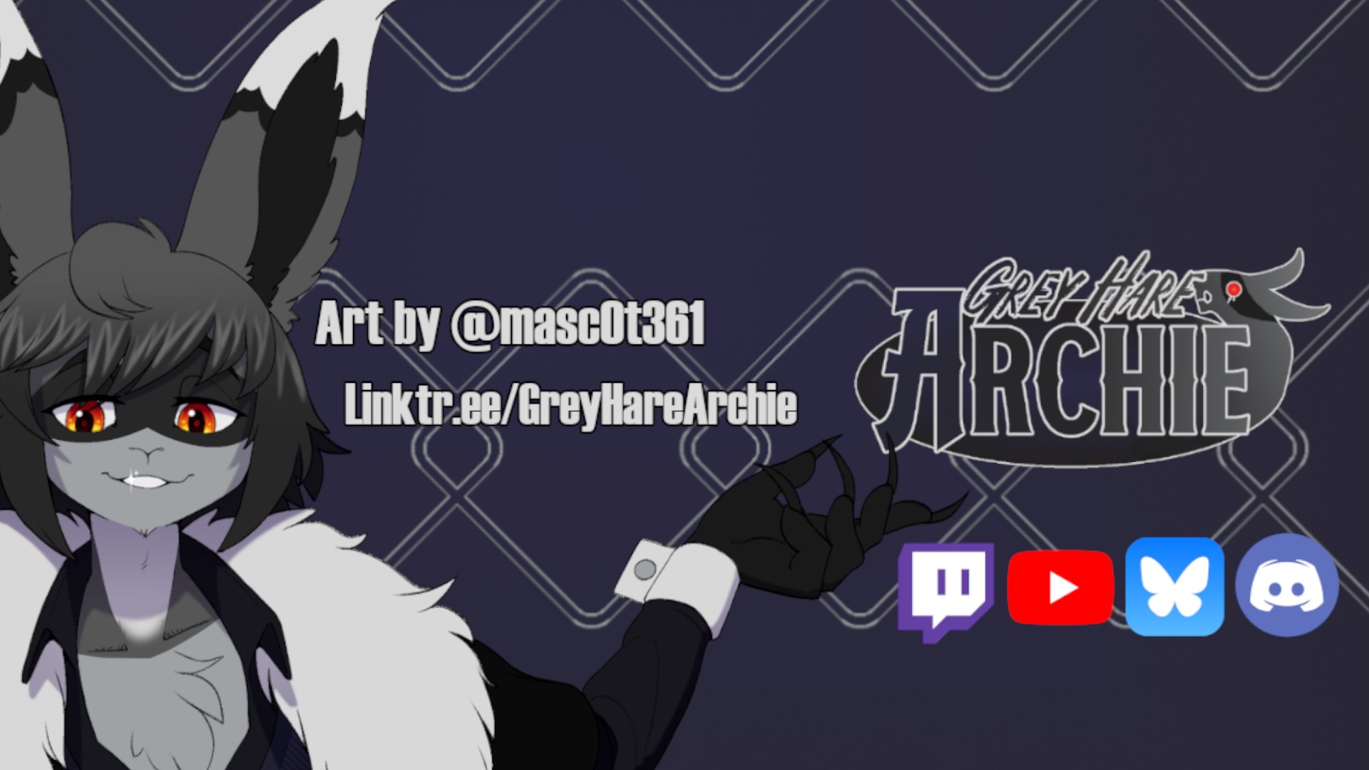 GreyHareArchie Offline Background