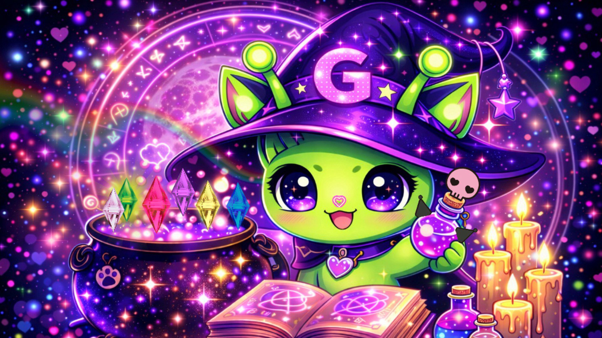 GlitzyWitchy Offline Background