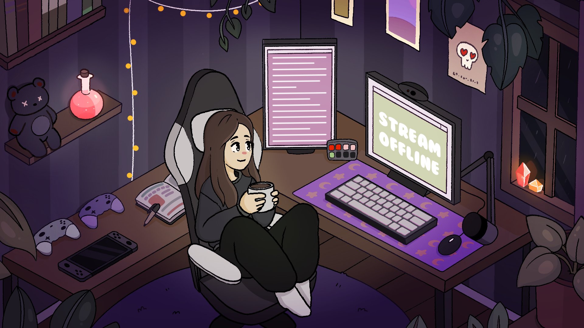 LilyOnyx Offline Background