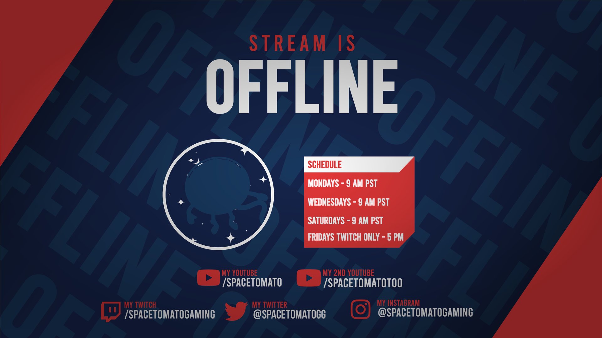 SpaceTomatoGaming Offline Background
