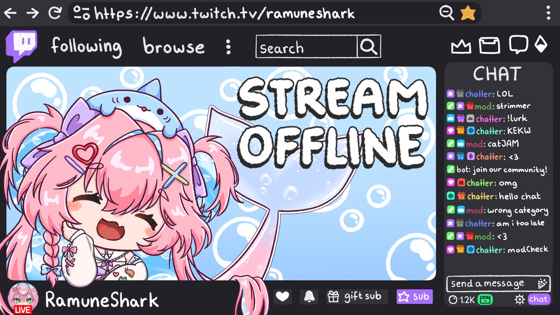 RamuneShark Offline Background