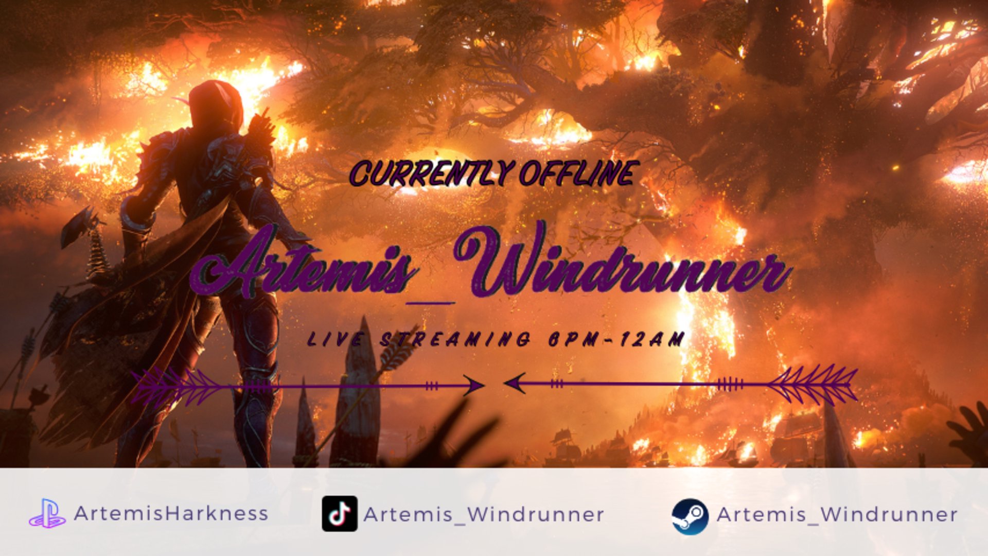 Artemis_Windrunner Offline Background