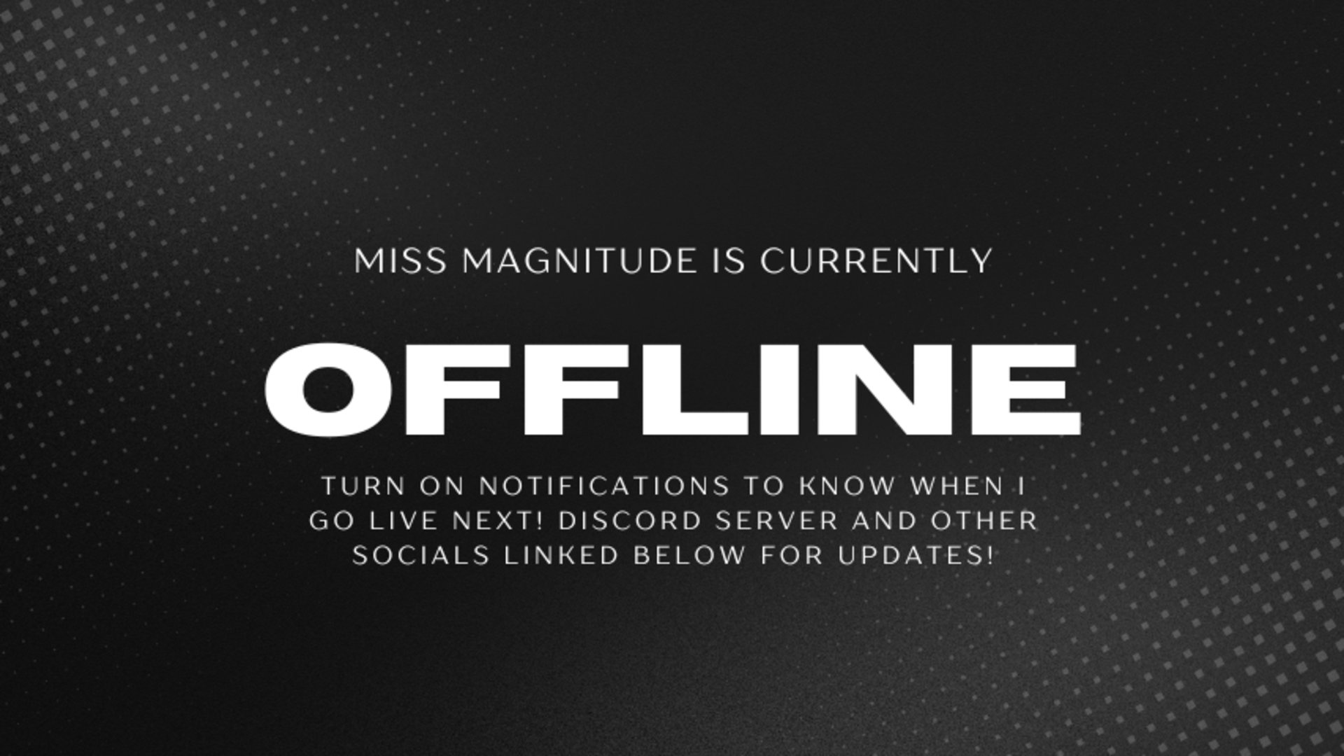 MissMagnitude Offline Background