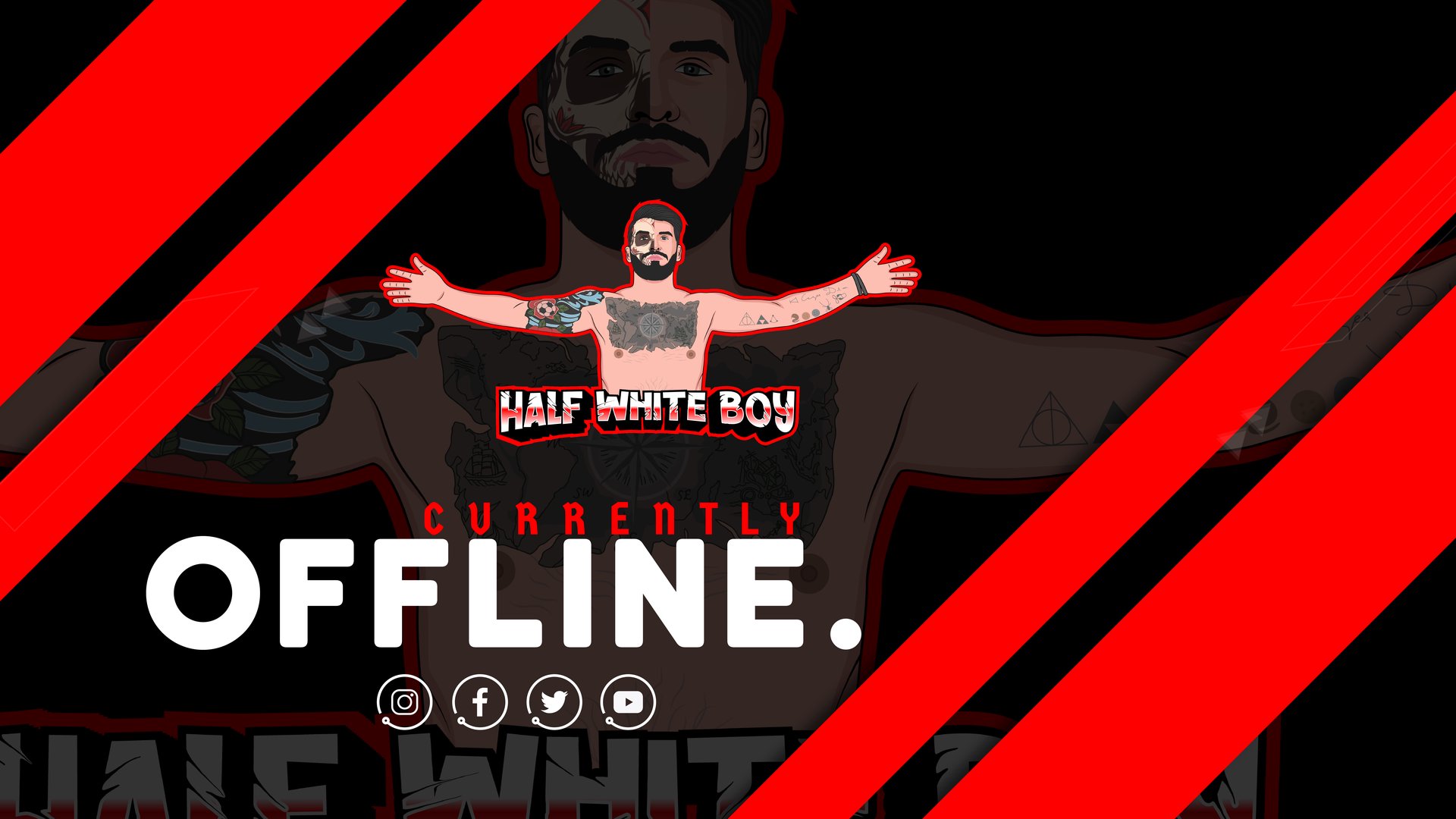 Halfwhiteboy Offline Background