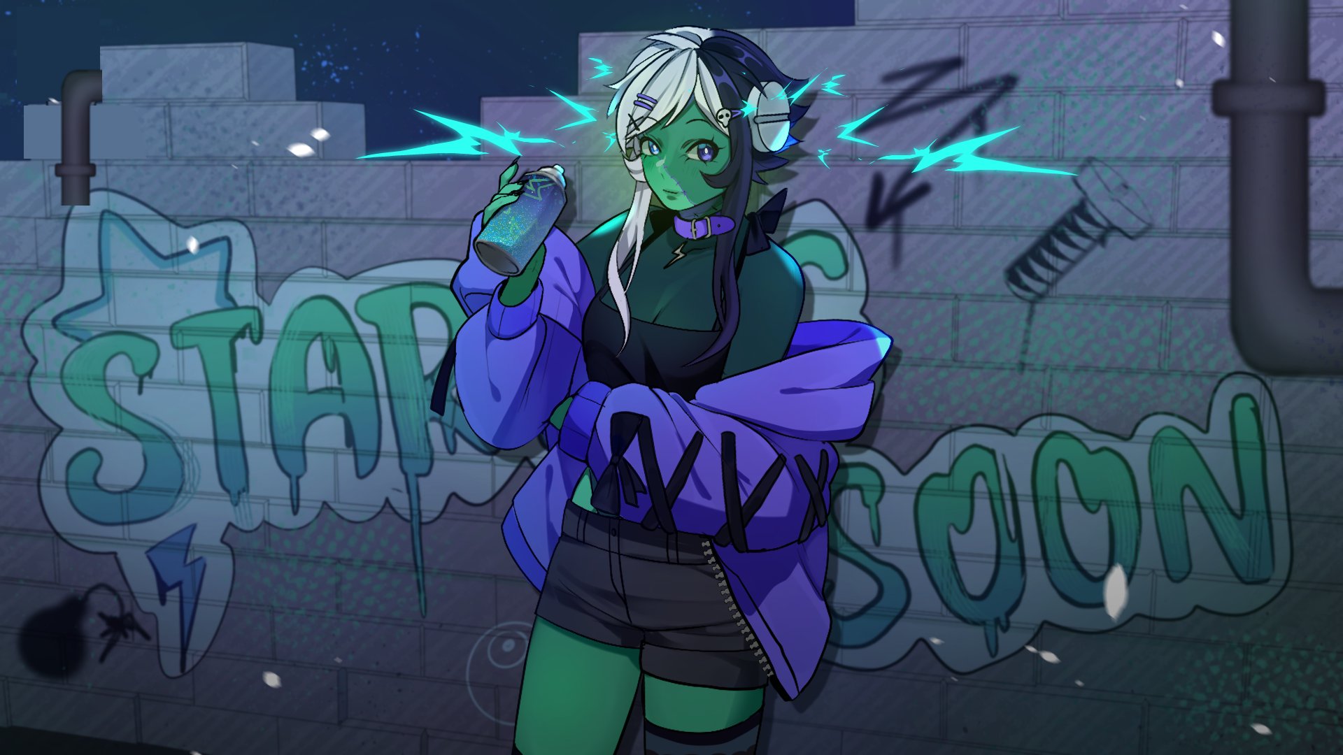 PatchworkdMonster Offline Background