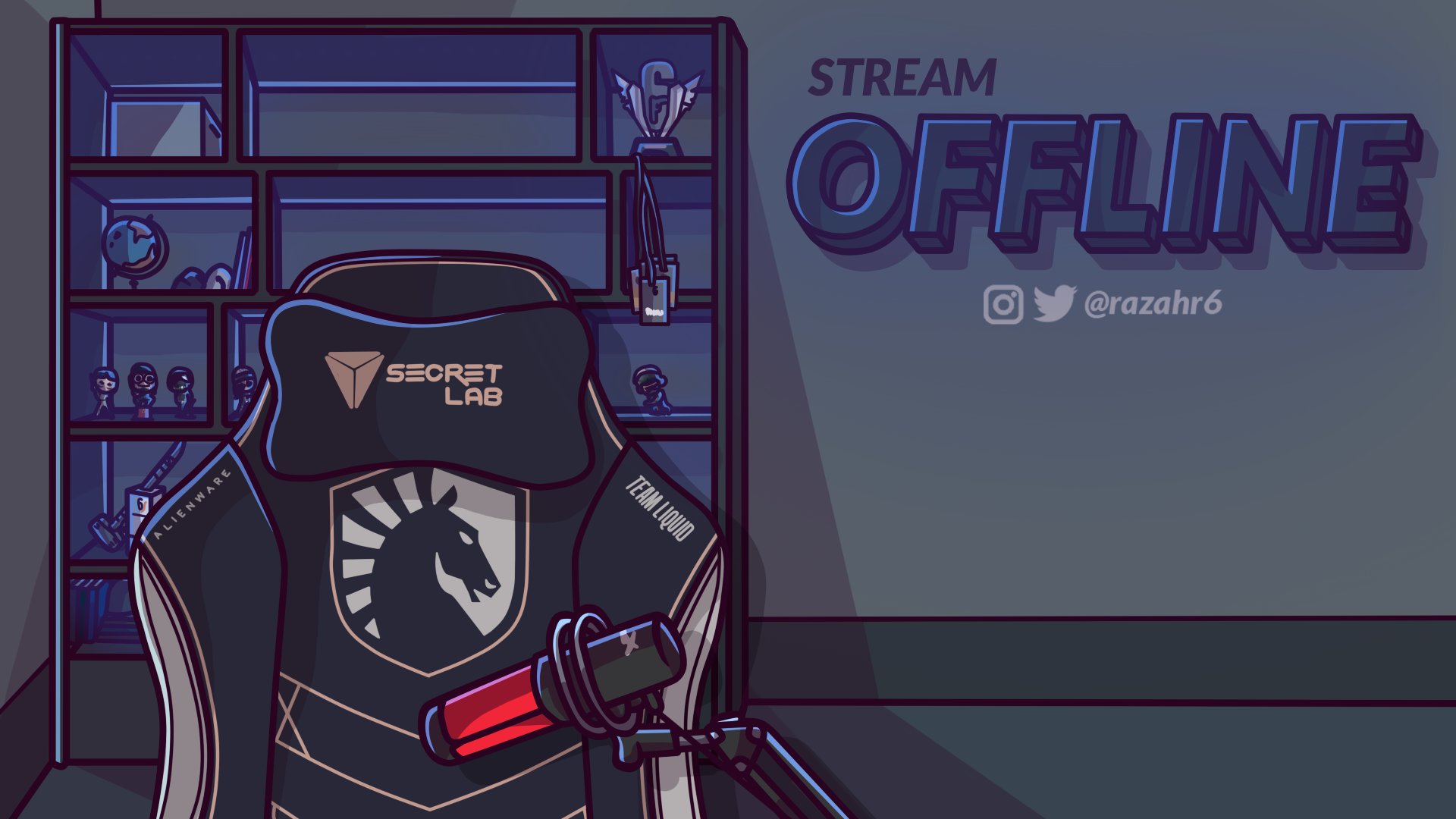 RazaH Offline Background