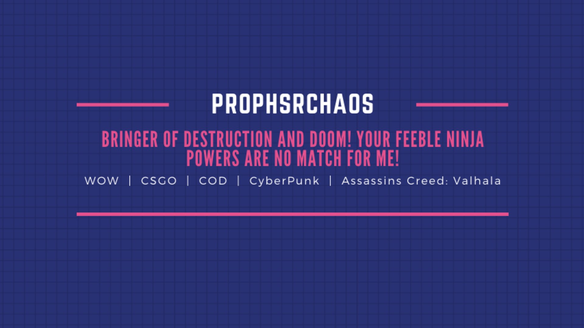 Prophsrchaos Offline Background