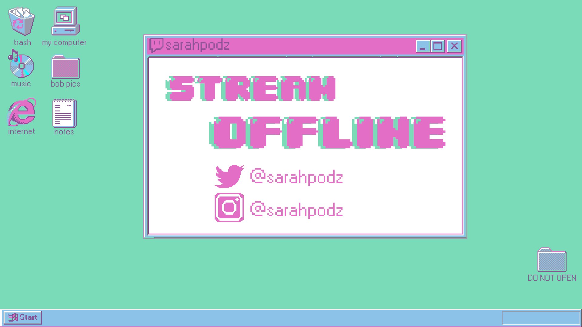 sarahpodz Offline Background