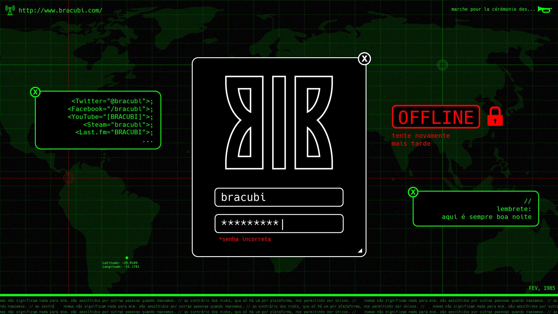 BRACUBI Offline Background
