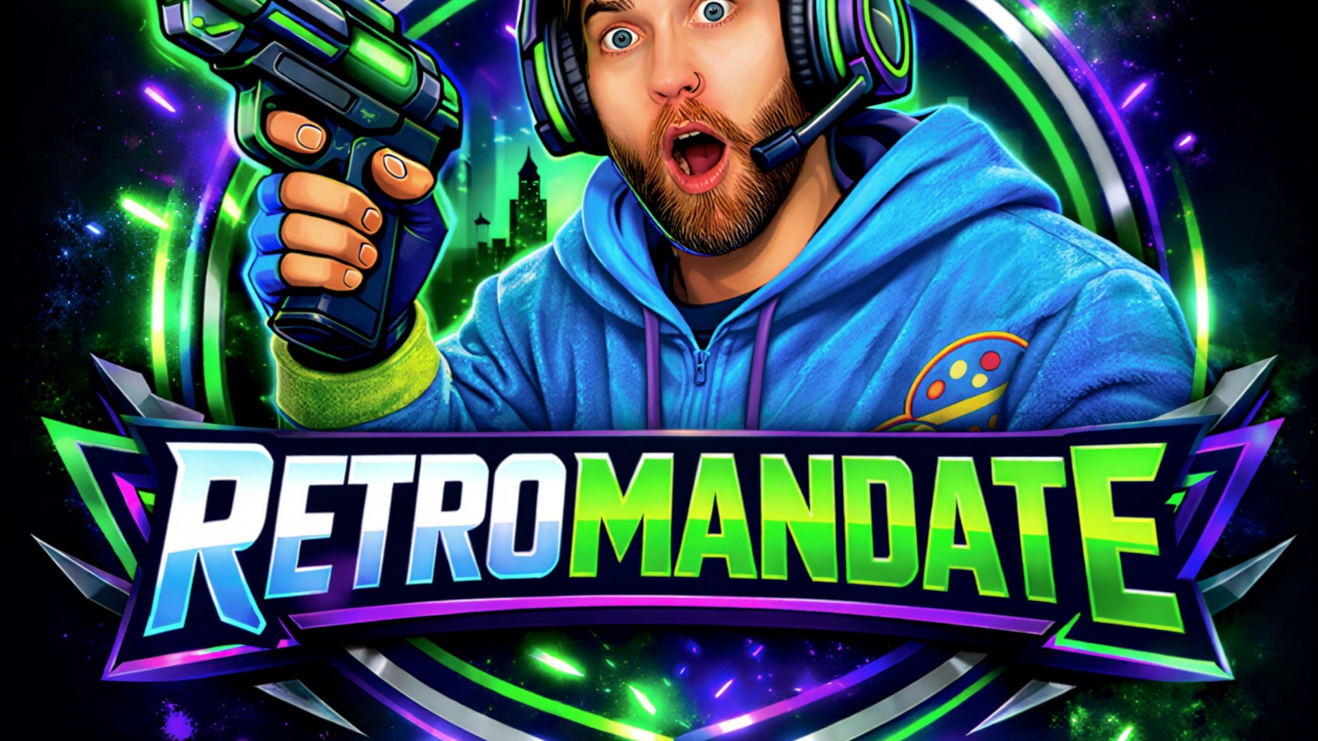 RetroManDate Offline Background