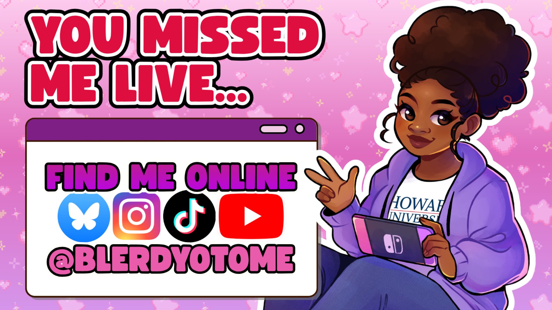 blerdyotome Offline Background