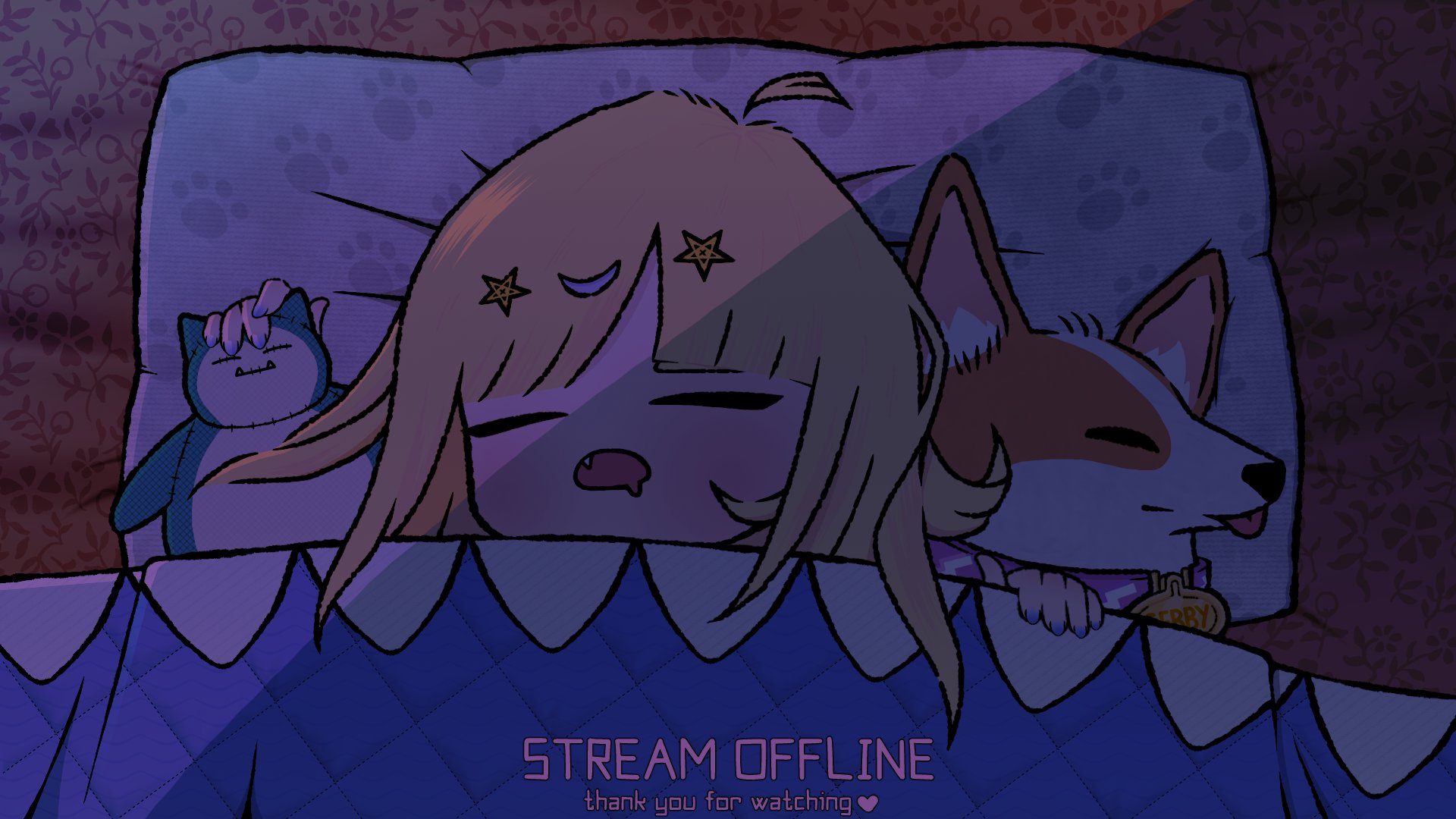 SleepyNixie Offline Background