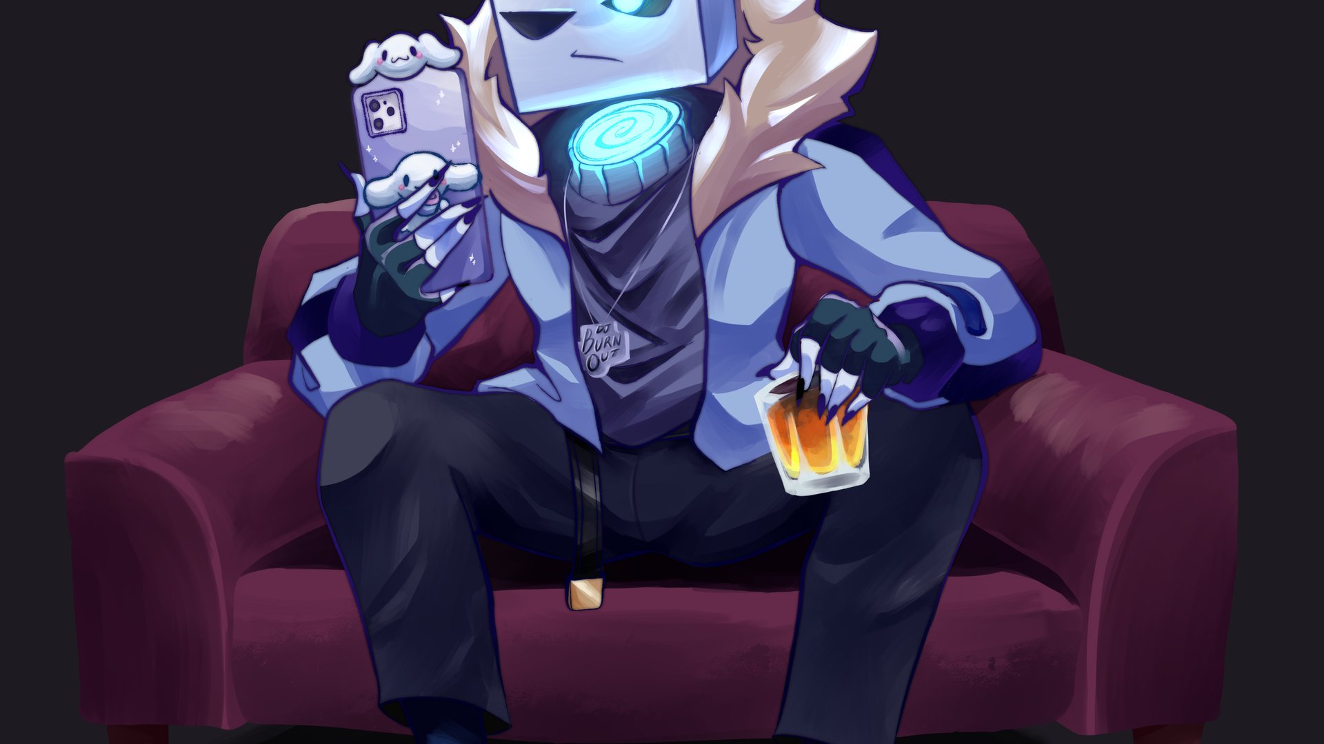 DJBurnoutt Offline Background