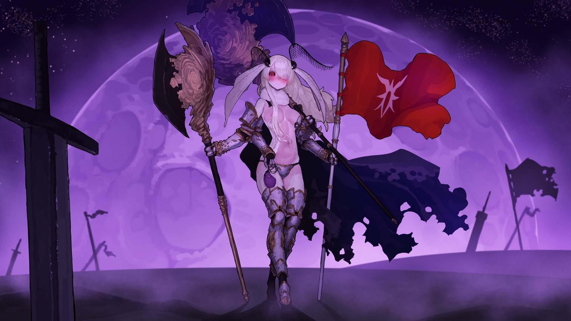 椎南月白 Offline Background