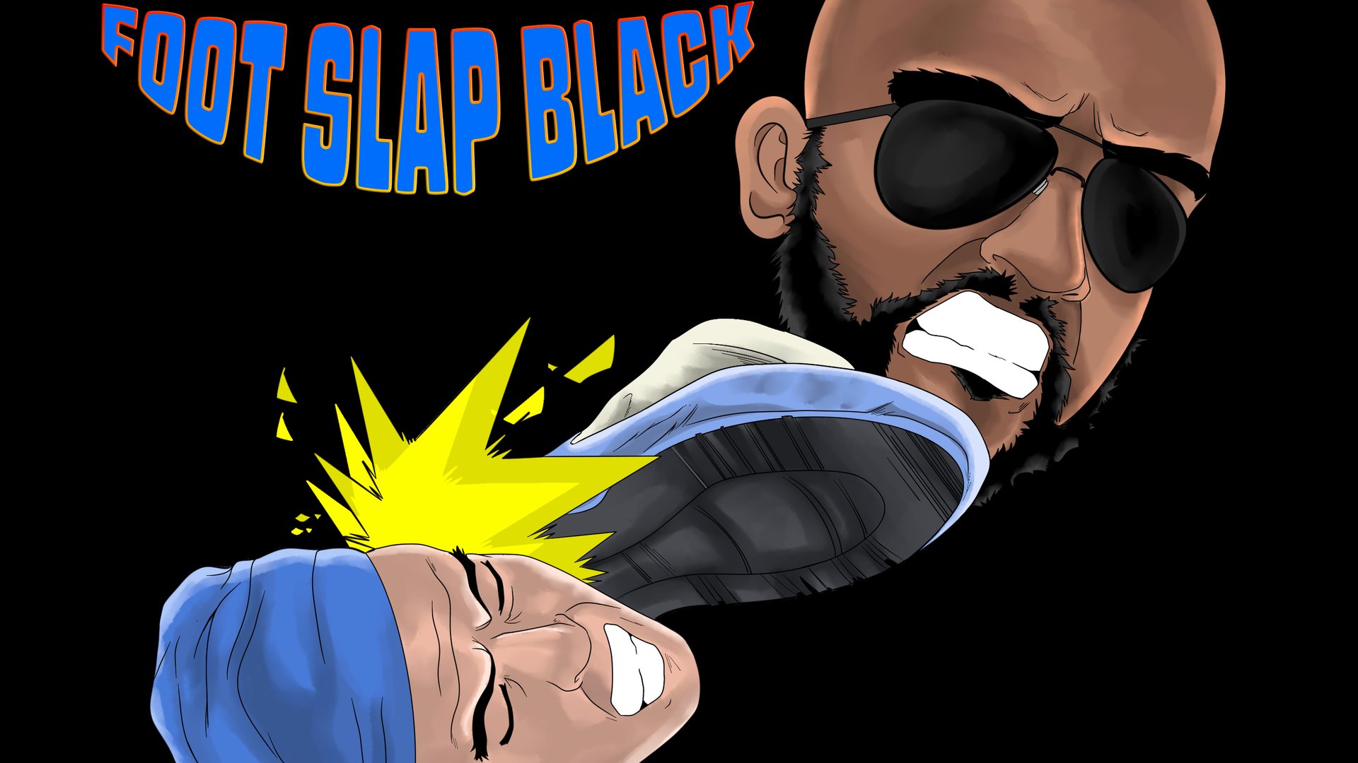 FootslapBlack Offline Background