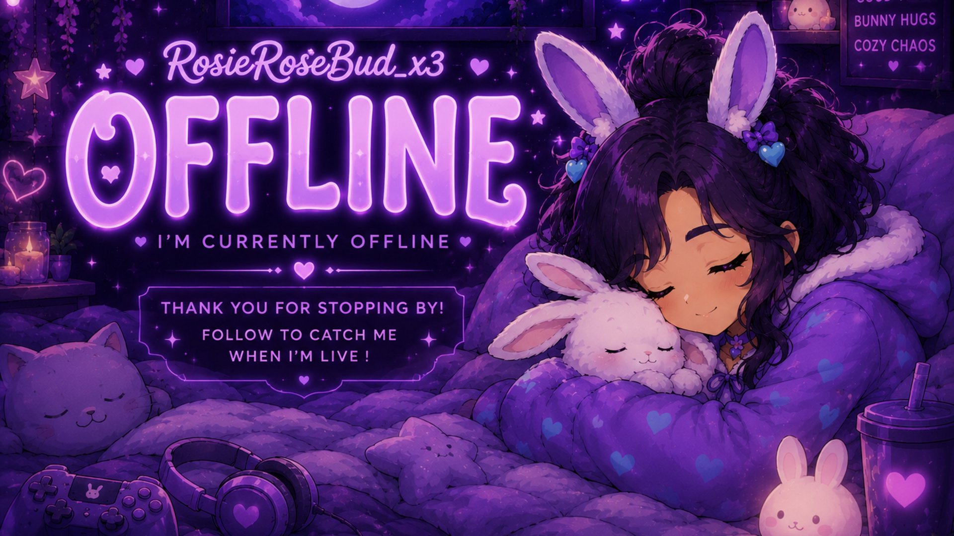 RosieRoseBud_x3 Offline Background
