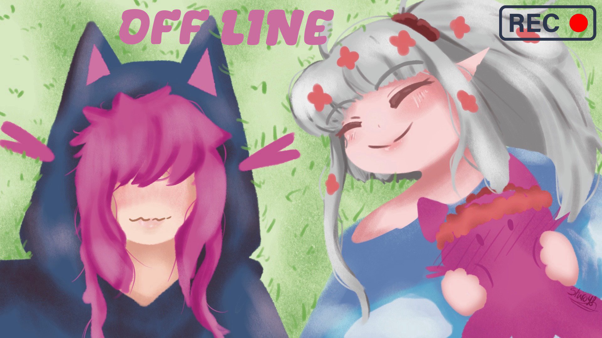 shiro48vtuber Offline Background
